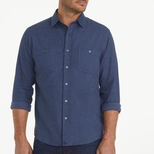 UNTUCKit Hemsworth Blue Flannel